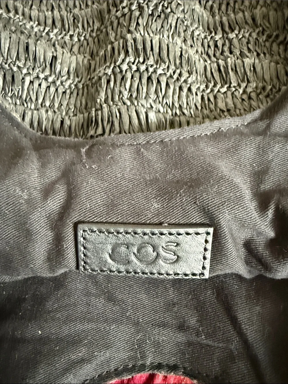 COS Oversized Raffia Tote - Picture 5 of 5